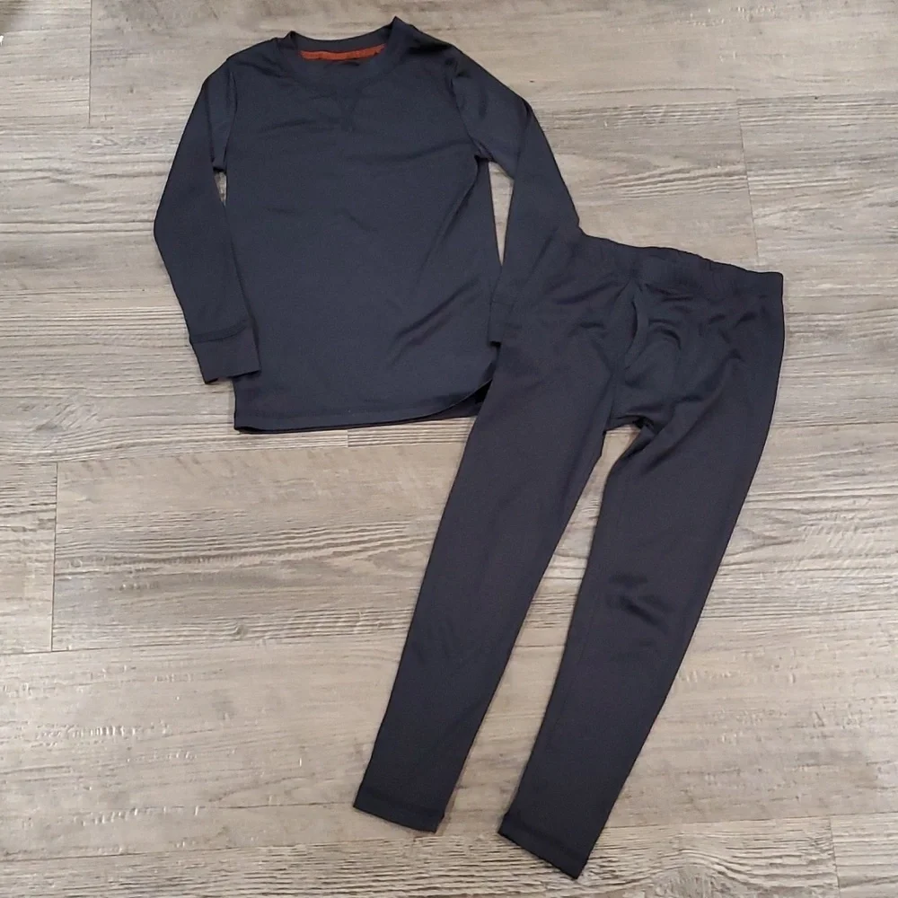 Cuddl Duds ClimateSmart ComfortTech Poly Dark Blue Warm Layers Set Size XS